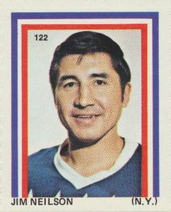 1971-72 Eddie Sargent NHL Players Stickers #122 Jim Neilson Front