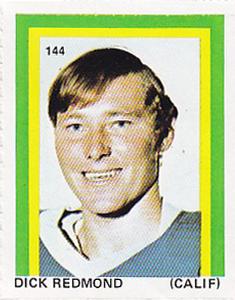1971-72 Eddie Sargent NHL Players Stickers #144 Dick Redmond Front