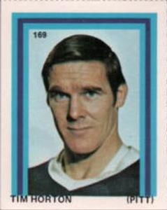 1971-72 Eddie Sargent NHL Players Stickers #169 Tim Horton Front