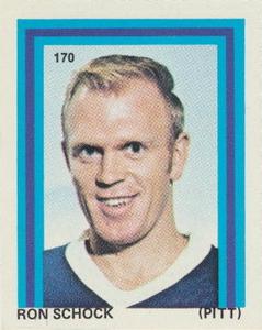 1971-72 Eddie Sargent NHL Players Stickers #170 Ron Schock Front