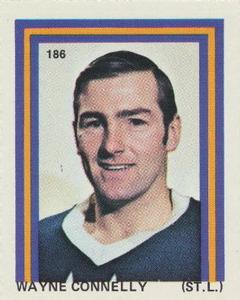 1971-72 Eddie Sargent NHL Players Stickers #186 Wayne Connelly Front