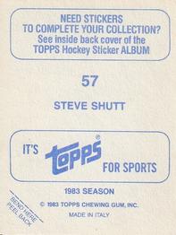 1983-84 Topps Stickers #57 Steve Shutt Back