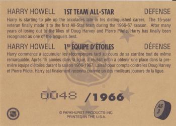 1995-96 Parkhurst 1966-67 - 1st Team All Stars #AS3 Harry Howell Back