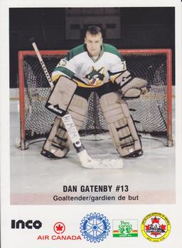 1987-88 Sudbury Wolves (OHL) Police #3 Dan Gatenby Front