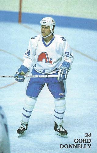 1986-87 Quebec Nordiques #NNO Gord Donnelly Front