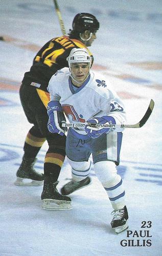 1986-87 Quebec Nordiques #NNO Paul Gillis Front