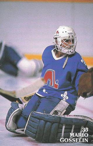 1986-87 Quebec Nordiques #NNO Mario Gosselin Front