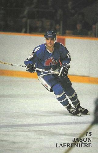 1986-87 Quebec Nordiques #NNO Jason Lafreniere Front