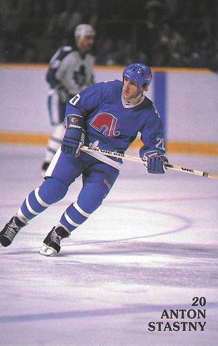 1986-87 Quebec Nordiques #NNO Anton Stastny Front