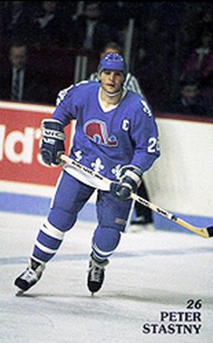 1986-87 Quebec Nordiques #NNO Peter Stastny Front