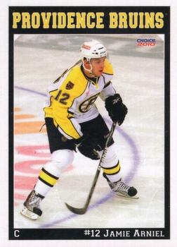 2009-10 Choice Providence Bruins (AHL) #1 Jamie Arniel Front