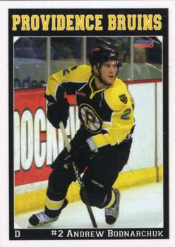 2009-10 Choice Providence Bruins (AHL) #2 Andrew Bodnarchuk Front