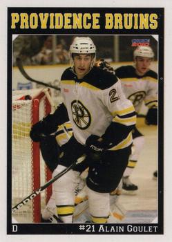 2009-10 Choice Providence Bruins (AHL) #4 Alain Goulet Front