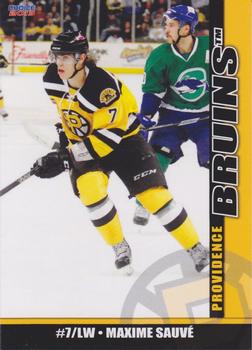 2012-13 Choice Providence Bruins (AHL) #4 Maxime Sauve Front