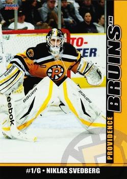 2012-13 Choice Providence Bruins (AHL) #1 Niklas Svedberg Front