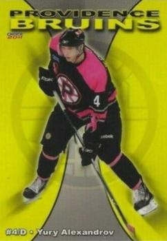 2010-11 Choice Providence Bruins (AHL) #1 Yuri Alexandrov Front