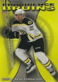 2010-11 Choice Providence Bruins (AHL) #25 Sean Zimmerman Front
