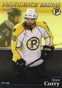 2007-08 Choice Providence Bruins (AHL) #3 Sean Curry Front