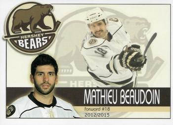 2012-13 Hershey Bears (AHL) #2 Matt Beaudoin Front