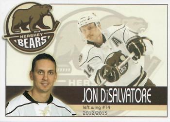 2012-13 Hershey Bears (AHL) #6 Jon DiSalvatore Front