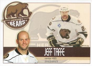 2012-13 Hershey Bears (AHL) #28 Jeff Taffe Front