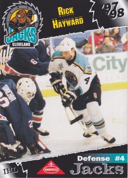 1997-98 Cleveland Lumberjacks (IHL) #13 Rick Hayward Front