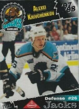 1997-98 Cleveland Lumberjacks (IHL) #15 Alexei Krivchenkov Front