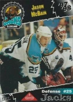 1997-98 Cleveland Lumberjacks (IHL) #19 Jason McBain Front