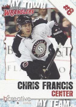 2011-12 bCreative Las Vegas Wranglers (ECHL) #NNO Chris Francis Front