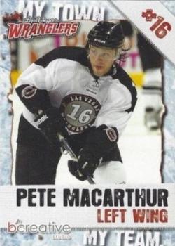 2011-12 bCreative Las Vegas Wranglers (ECHL) #NNO Peter MacArthur Front