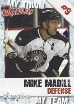 2011-12 bCreative Las Vegas Wranglers (ECHL) #NNO Mike Madill Front