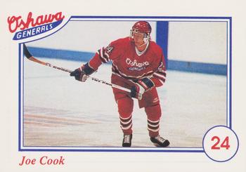 1991-92 Domino's/Coca-Cola Oshawa Generals (OHL) #23 Joe Cook Front