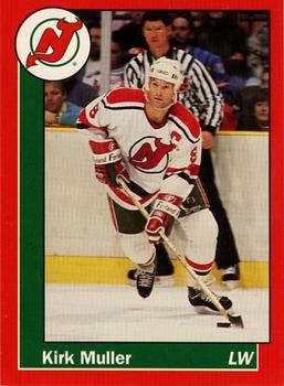 1990-91 Carretta New Jersey Devils #19 Kirk Muller Front