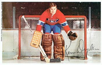 A595-ORIGINAL WATERCOLOR PAINTING, Ken Dryden Habs Canadiens hockey sport  aceo