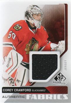2014-15 SP Game Used - Authentic Fabrics #AF-CR Corey Crawford Front