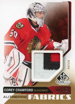 2014-15 SP Game Used - Authentic Fabrics Patches #AF-CR Corey Crawford Front