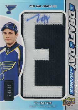 2014-15 SP Game Used - Draft Day Marks - Rookies #DDM-TR Ty Rattie Front
