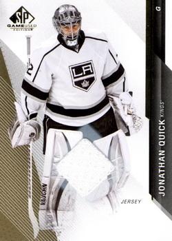 2014-15 SP Game Used - Gold Jerseys #41 Jonathan Quick Front