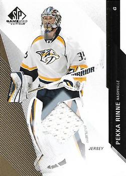 2014-15 SP Game Used - Gold Jerseys #37 Pekka Rinne Front