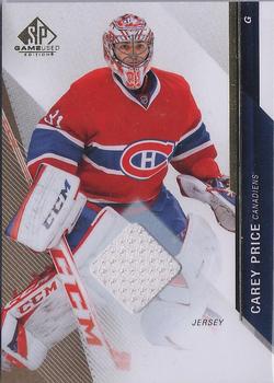 2014-15 SP Game Used - Gold Jerseys #42 Carey Price Front