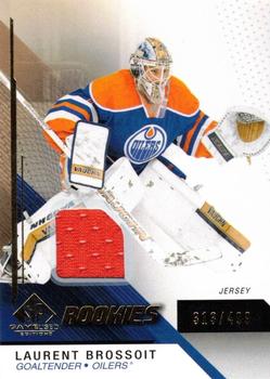 2014-15 SP Game Used - Gold Jerseys #102 Laurent Brossoit Front