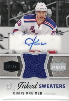 2014-15 SP Game Used - Inked Sweaters #IS-CK Chris Kreider Front