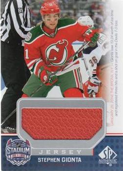 2014-15 SP Game Used - Stadium Series Materials Jerseys #SS-SG Stephen Gionta Front