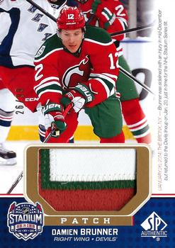 2014-15 SP Game Used - Stadium Series Materials Patches #SS-DB Damien Brunner Front