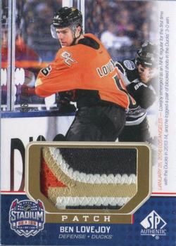 2014-15 SP Game Used - Stadium Series Materials Patches #SS-BL Ben Lovejoy Front