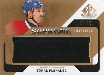 2014-15 SP Game Used - Supreme Sticks #PA-TP Tomas Plekanec Front