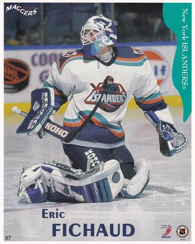1996-97 Maggers - Test Proof #97 Eric Fichaud Front