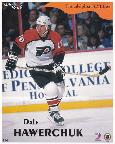 1996-97 Maggers - Test Proof #114 Dale Hawerchuk Front