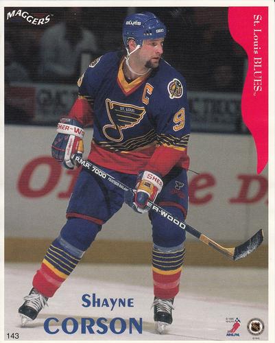 1996-97 Maggers - Test Proof #143 Shayne Corson Front