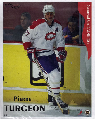 1996-97 Maggers #85 Pierre Turgeon Front
